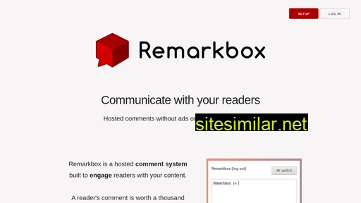 Remarkbox similar sites