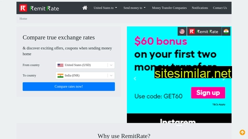 remitrate.com alternative sites