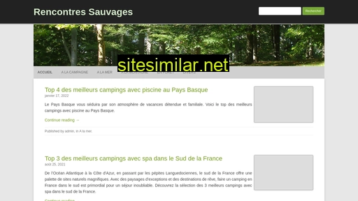 Rencontres-sauvages similar sites