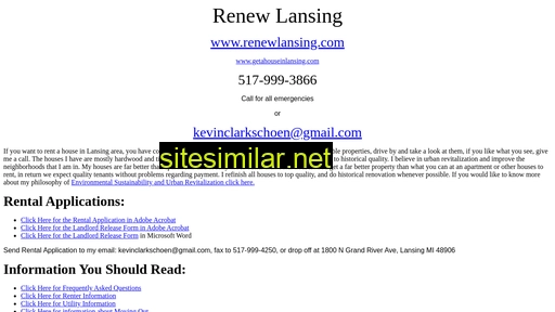 renewlansing.com alternative sites