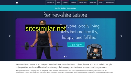 renfrewshireleisure.com alternative sites