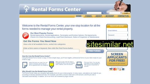 Rentalformscenter similar sites