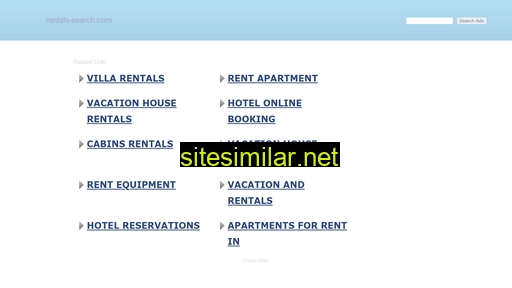 Rentals-search similar sites