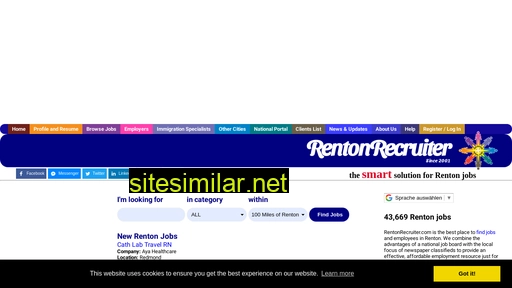 rentonrecruiter.com alternative sites