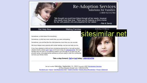 Re-adopt similar sites