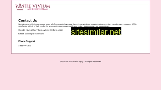 re-vivium.com alternative sites