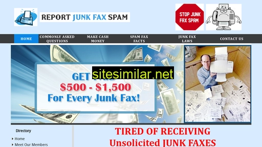 reportjunkfaxspam.com alternative sites
