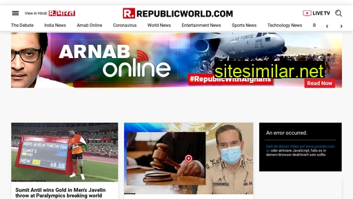 republicworld.com alternative sites