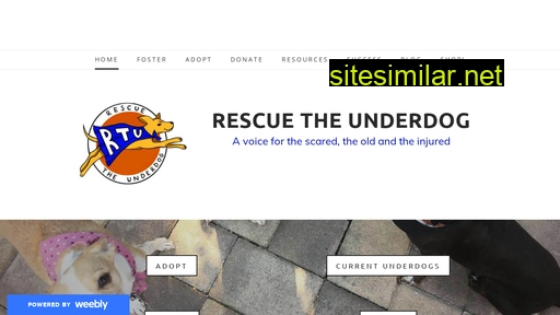 rescuetheunderdog.com alternative sites