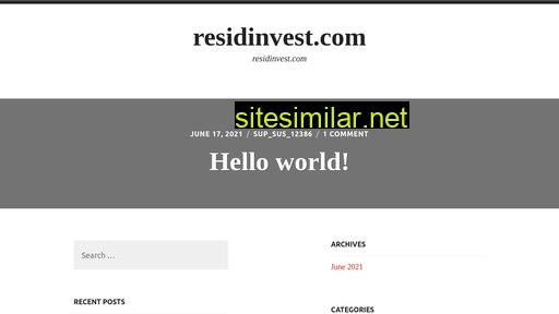residinvest.com alternative sites
