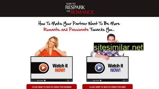 resparktheromance.com alternative sites
