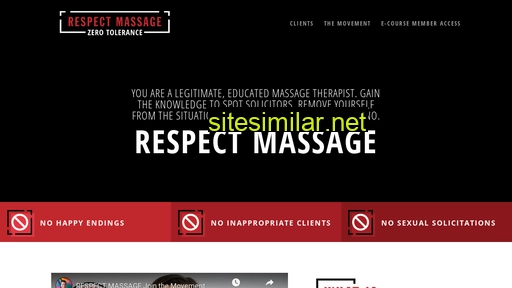 respectmassage.com alternative sites