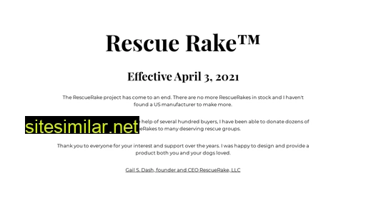 rescuerake.com alternative sites