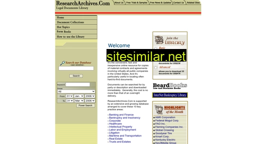 researcharchives.com alternative sites