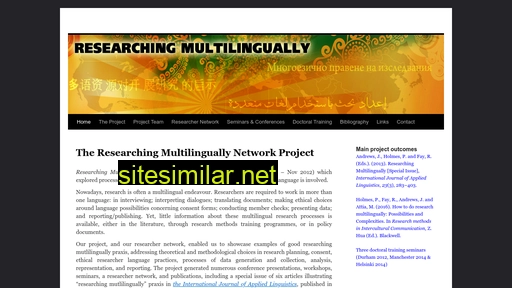 researchingmultilingually.com alternative sites