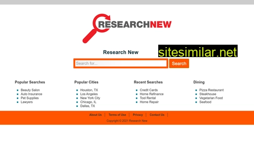 Researchnew similar sites