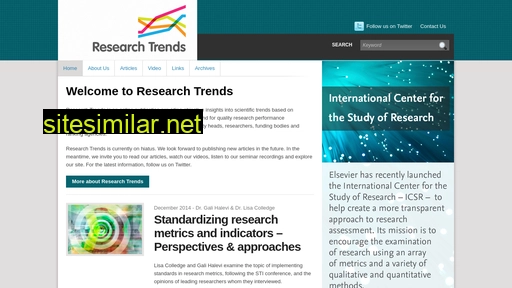 Researchtrends similar sites