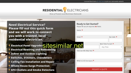 residentialelectricians.com alternative sites