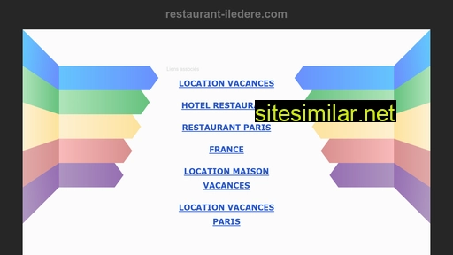 Restaurant-iledere similar sites