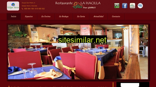 restaurantelahacilla.com alternative sites