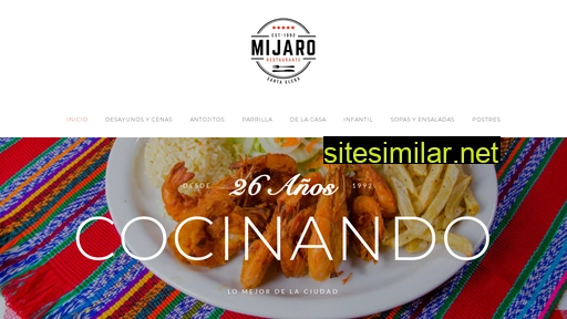 restaurantemijaro.com alternative sites