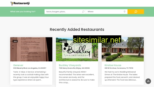 restaurantji.com alternative sites