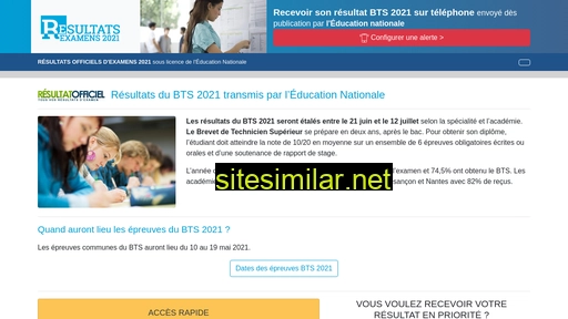 resultatsbts2021.com alternative sites