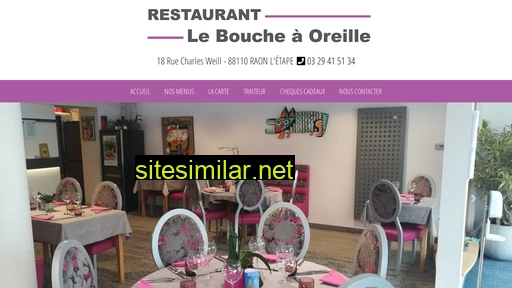 restaurant-bouche-oreille.com alternative sites