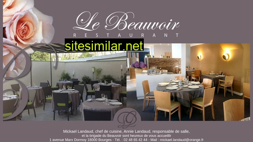 Restaurant-lebeauvoir similar sites