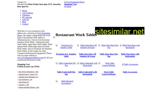 restaurant-work-tables.com alternative sites