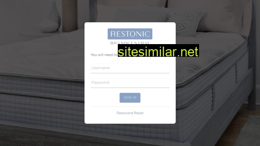 restonicbrandcentral.com alternative sites