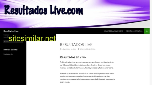 resultadoslive.com alternative sites