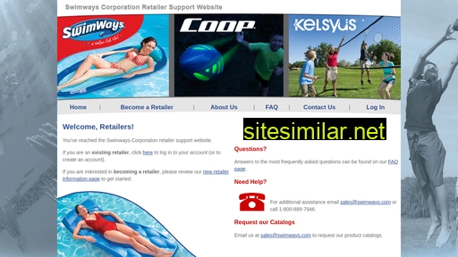 retailer.swimways.com alternative sites