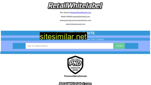 Retailwhitelabel similar sites