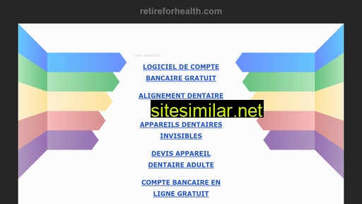 retireforhealth.com alternative sites