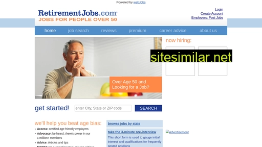 retirementjobs.com alternative sites