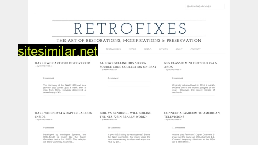 Retrofixes similar sites