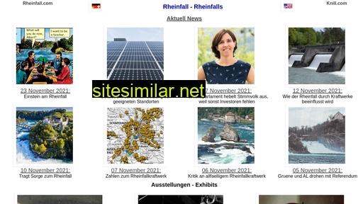Rheinfall similar sites