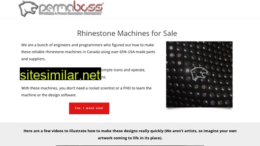 rhinestonemachine.com alternative sites