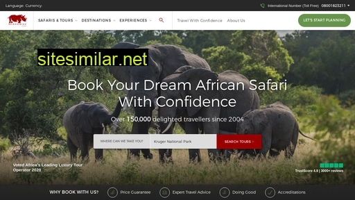 rhinoafrica.com alternative sites
