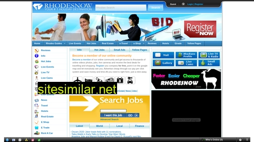 rhodesnow.com alternative sites