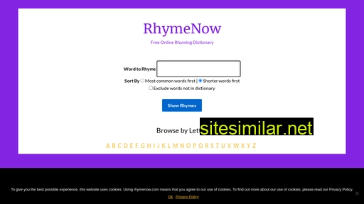 rhymenow.com alternative sites
