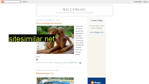 riccy.blogspot.com alternative sites