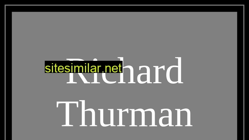 richardthurman.com alternative sites