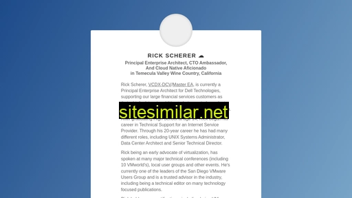 rickscherer.com alternative sites