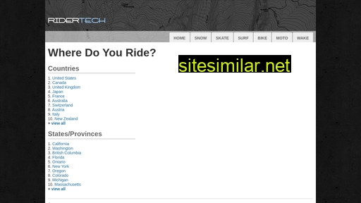 ridertech.com alternative sites