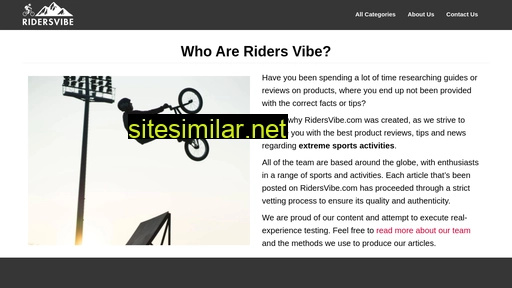 ridersvibe.com alternative sites
