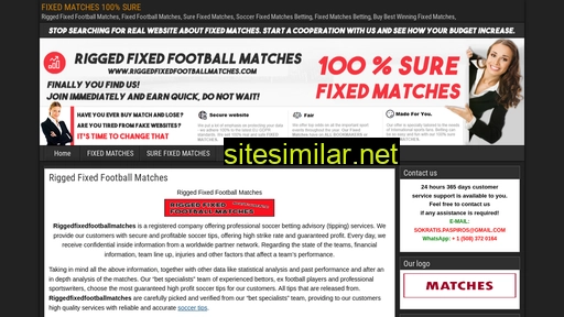 riggedfixedfootballmatches.com alternative sites