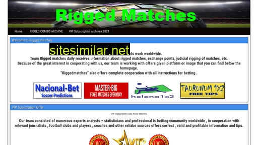 riggedmatches.com alternative sites