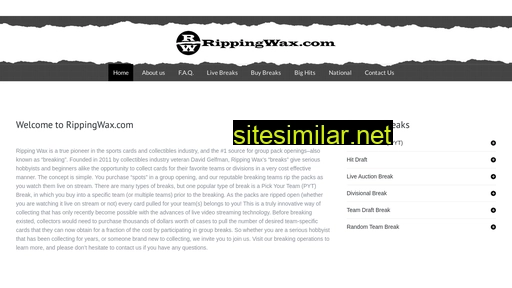 Rippingwax similar sites